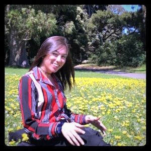 Button down long sleeve stripped blouse